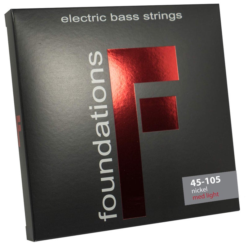 SIT Strings Foundations Nickel Bass Guitar Strings (S.I.T.), 4-String Bass Medium-Light 45-105, FN45105L - Image 1